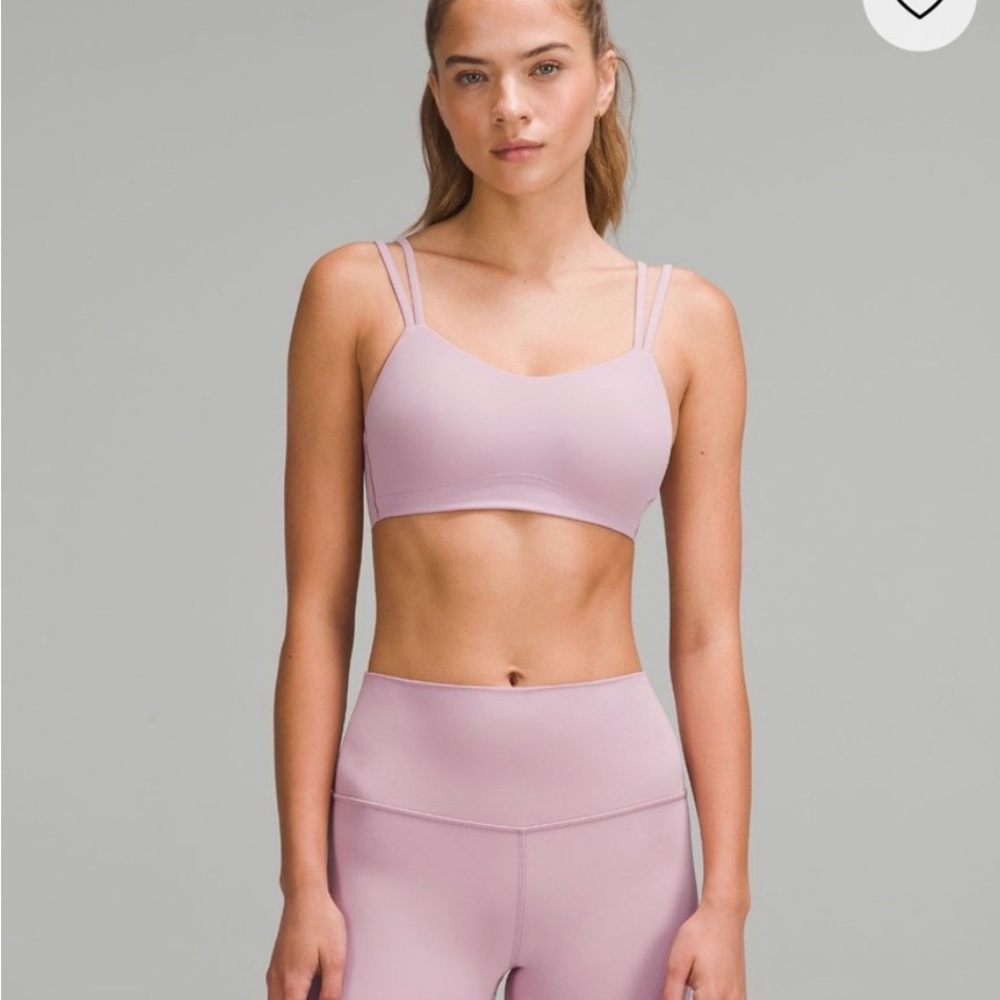 Lululemon Athletica Light Pink Sports Bra